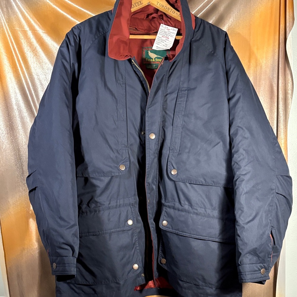Classic Navy Field & Stream Jacket XXL. Box b66
